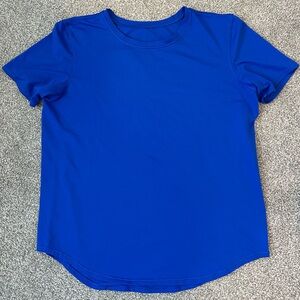Lululemon Athletica Boxy Blue Short Sleeve Tee